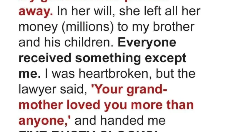 Linda Inherits Grandma’s Old Clocks & Greedy Brother Gets House, Turns Out She Got Almost $200K